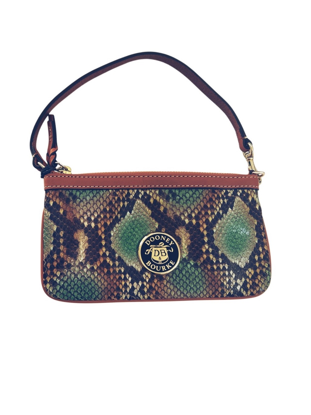 Dooney & Bourke Python/Snakeskin Leather Wristlet